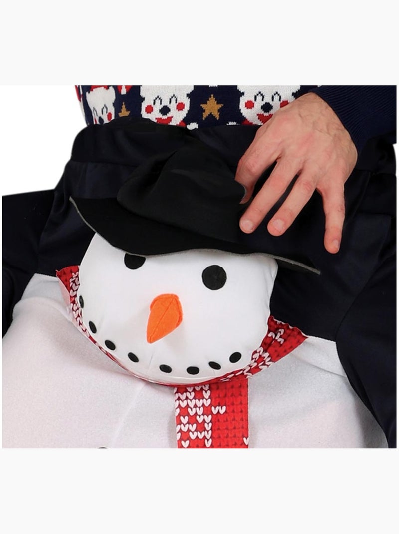 Costume da pupazzo di neve che cavalca un pupazzo di neve Multicolore - Kiabi