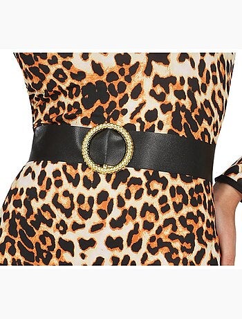 Costume da ragazza discoteca leopardata