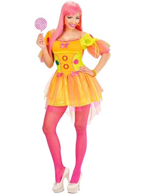 Costume da ragazza fantasy al neon - Kiabi