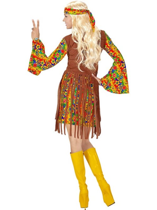 Costume da ragazza hippie con lunghe frange - Kiabi