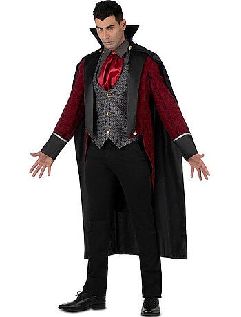 Costume da Re dei Vampiri color bordeaux scuro
