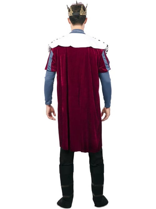 Costume da re medievale con stampa deluxe da uomo - Kiabi