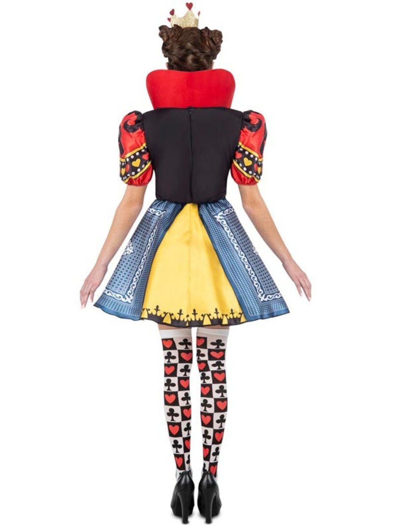 Costume da Regina di Cuori con calze Multicolore - Kiabi