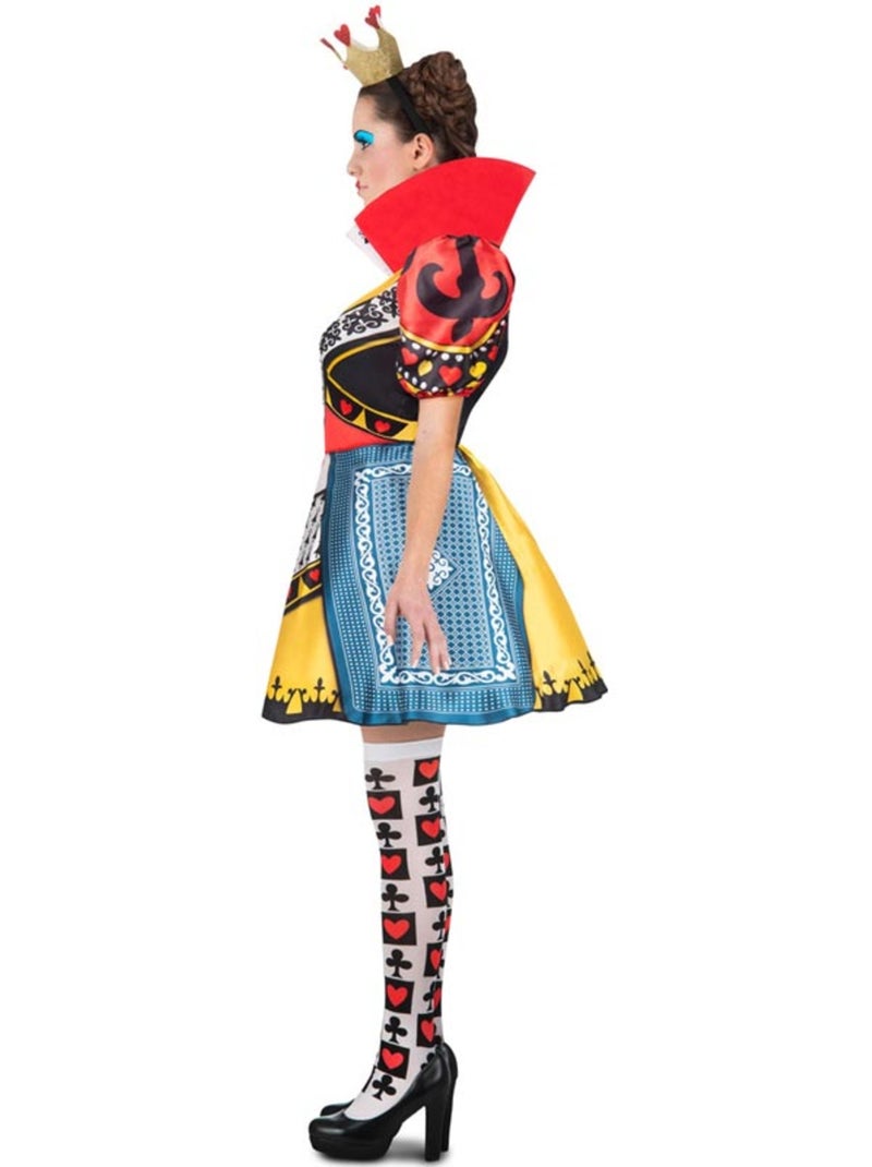 Costume da Regina di Cuori con calze Multicolore - Kiabi