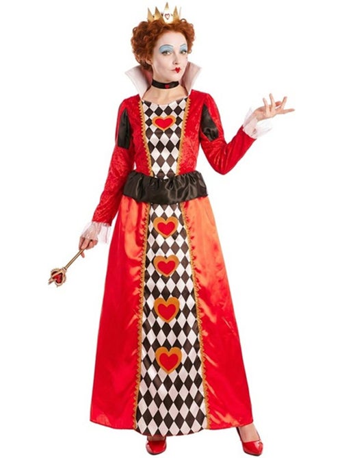 Costume da regina di cuori da donna - Kiabi