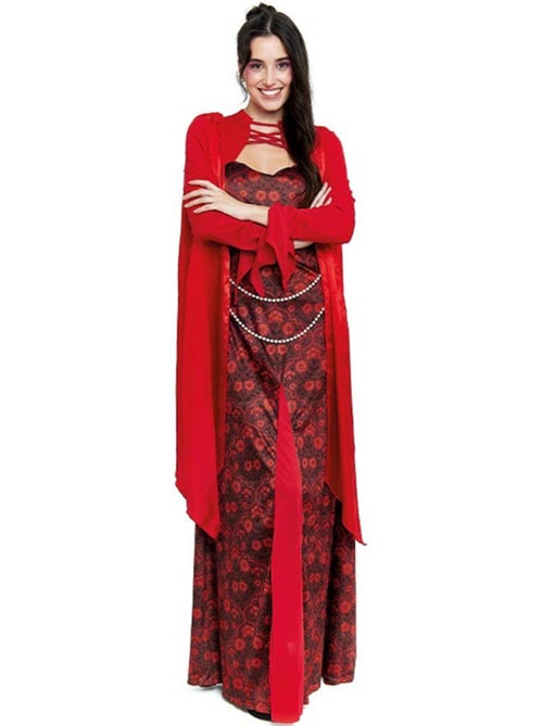 Costume da regina medievale a stampa floreale da donna - Kiabi