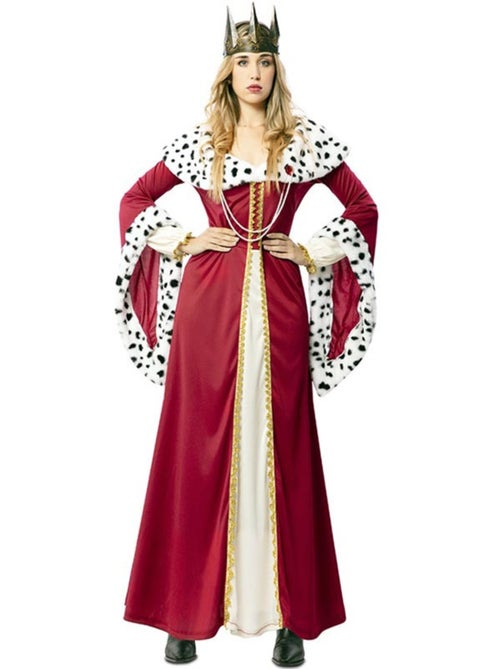 Costume da regina medievale con stampa deluxe da donna - Kiabi