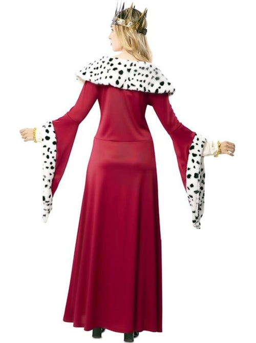 Costume da regina medievale con stampa deluxe da donna - Kiabi