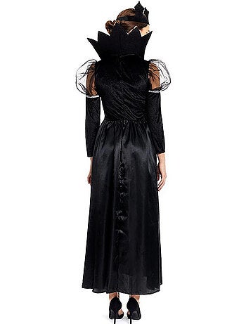 Costume da Regina Teschio Oscuro con corona