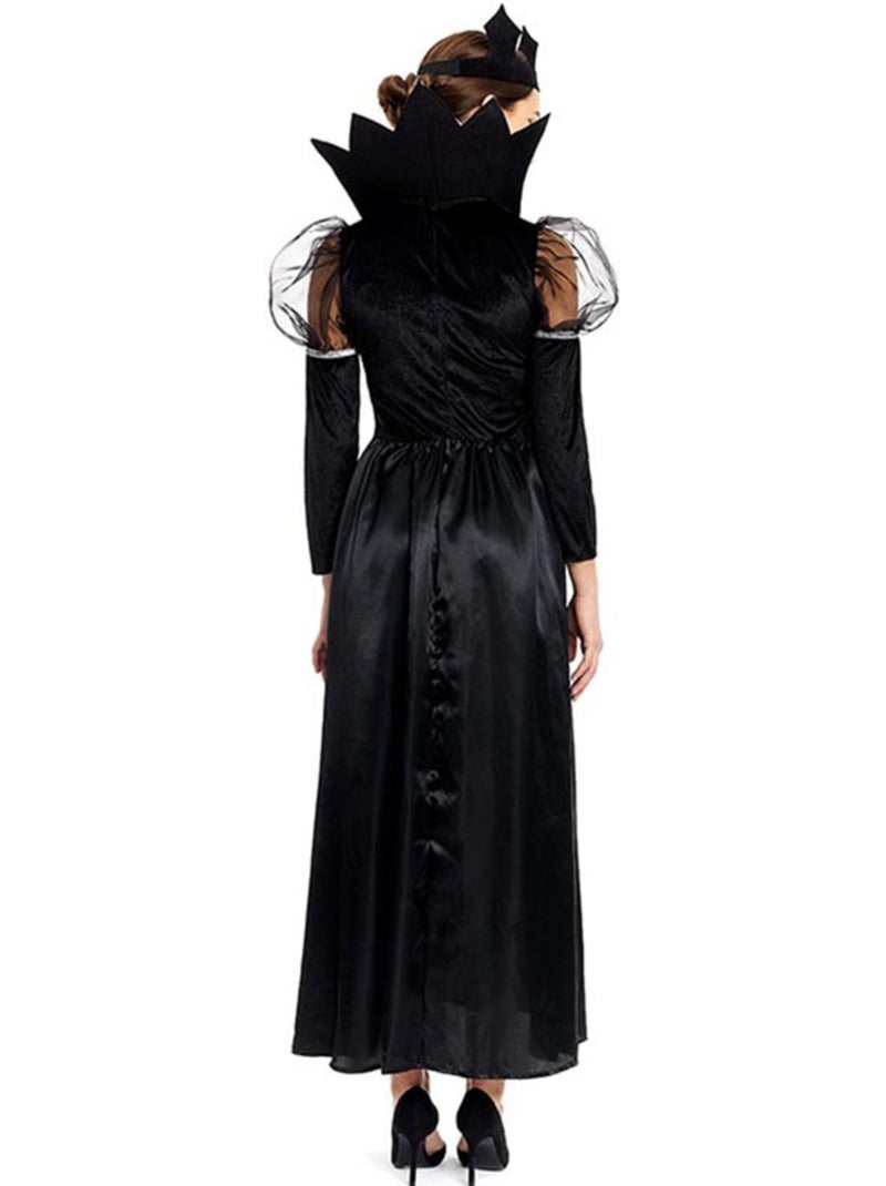 Costume da Regina Teschio Oscuro con corona Multicolore - Kiabi