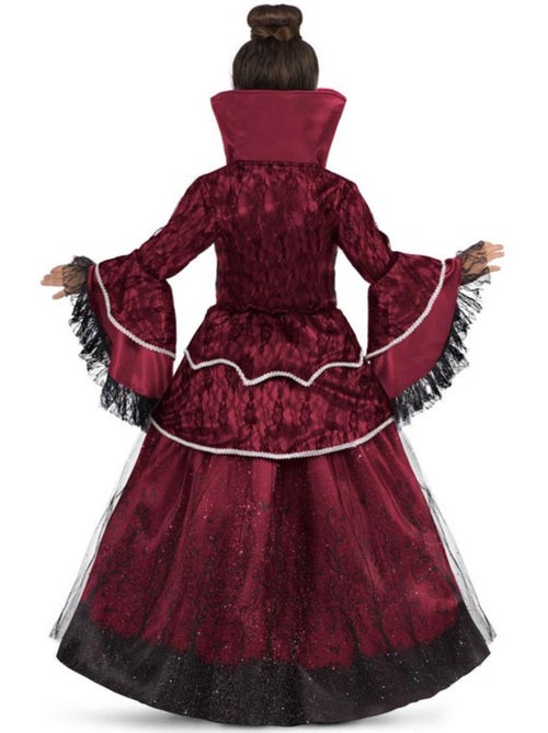 Costume da regina vampira bordeaux con sottoveste - Kiabi