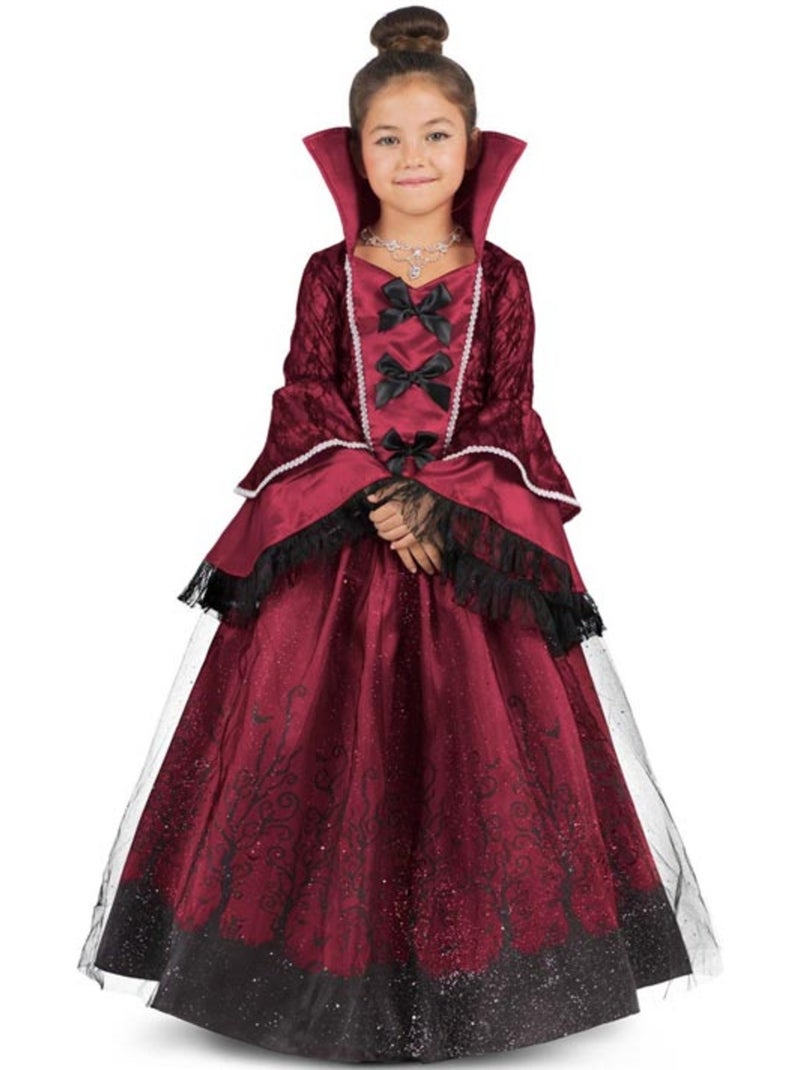 Costume da regina vampira bordeaux con sottoveste Multicolore - Kiabi