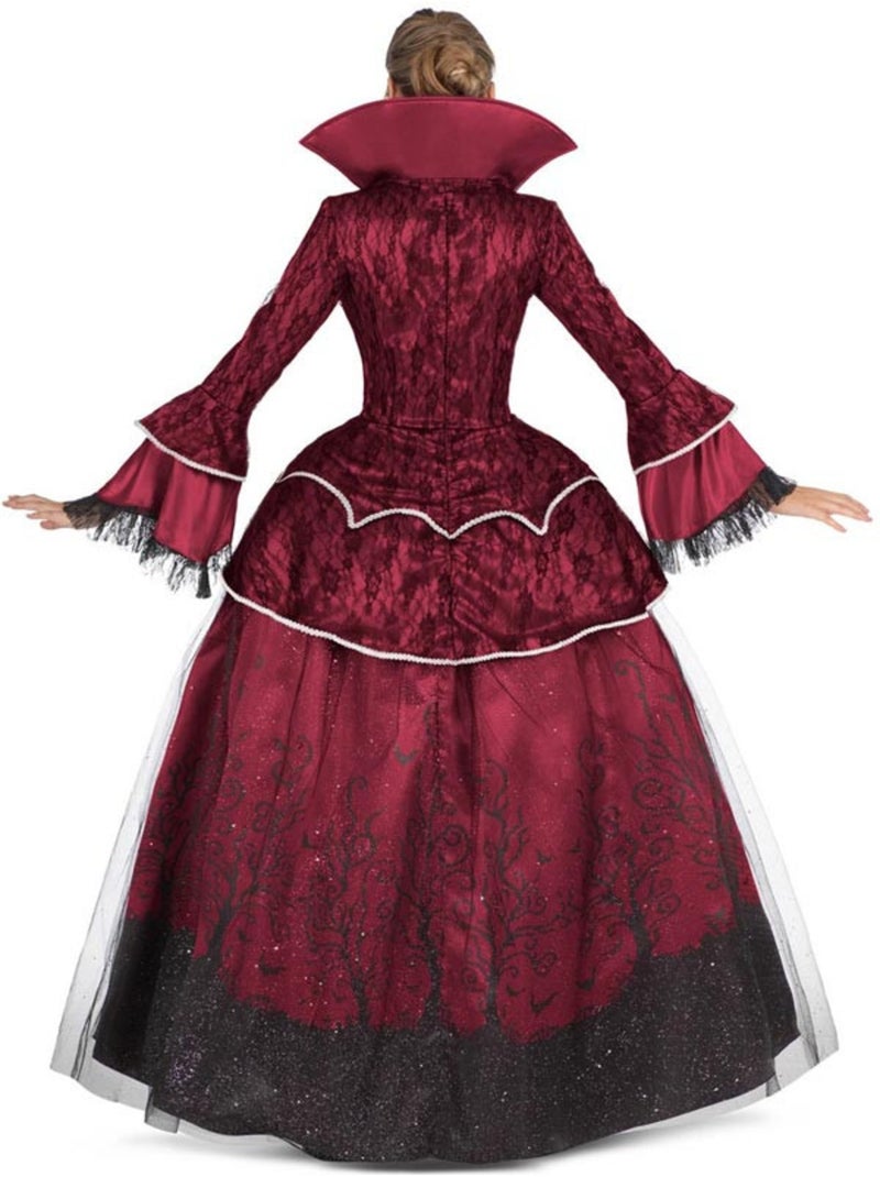 Costume da regina vampira bordeaux con sottoveste Multicolore - Kiabi