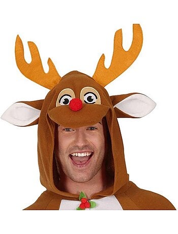 Costume da renna o pigiama con cappuccio e corna
