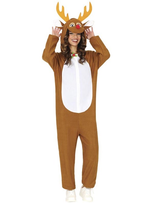 Costume da renna o pigiama con cappuccio e corna - Kiabi