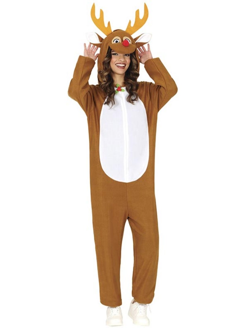 Costume da renna o pigiama con cappuccio e corna Multicolore - Kiabi