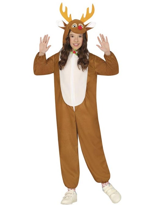 Costume da renna o pigiama con cappuccio e corna - Kiabi