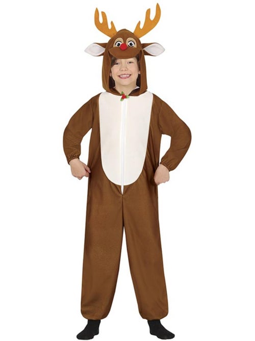 Costume da renna o pigiama con cappuccio e corna - Kiabi