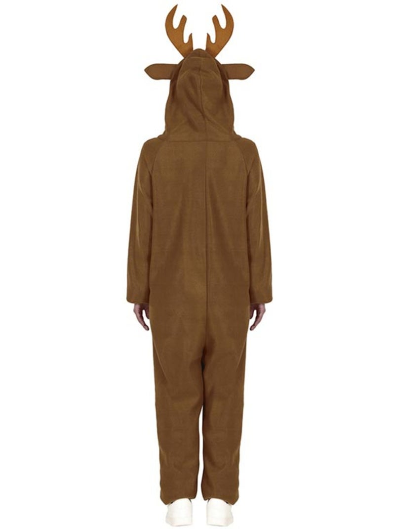 Costume da renna o pigiama con cappuccio e corna Multicolore - Kiabi