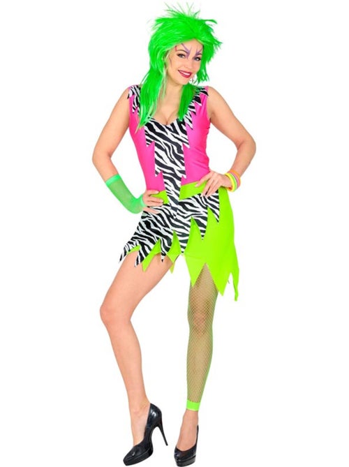 Costume da rock star anni '80 con stampa animalier - Kiabi