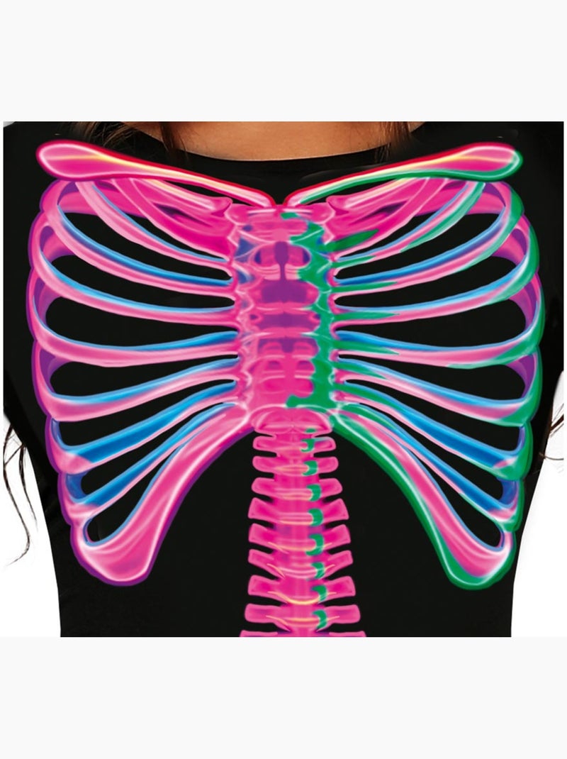 Costume da scheletro al neon Multicolore - Kiabi