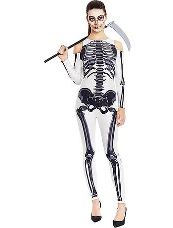 Costume da scheletro completo