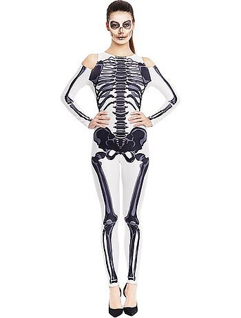 Costume da scheletro completo