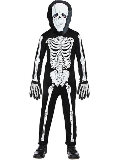 Costume da scheletro con maschera - Kiabi