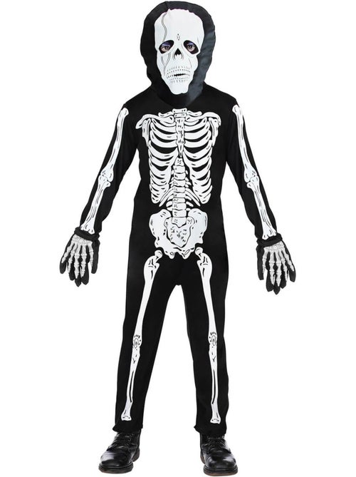 Costume da scheletro con maschera - Kiabi