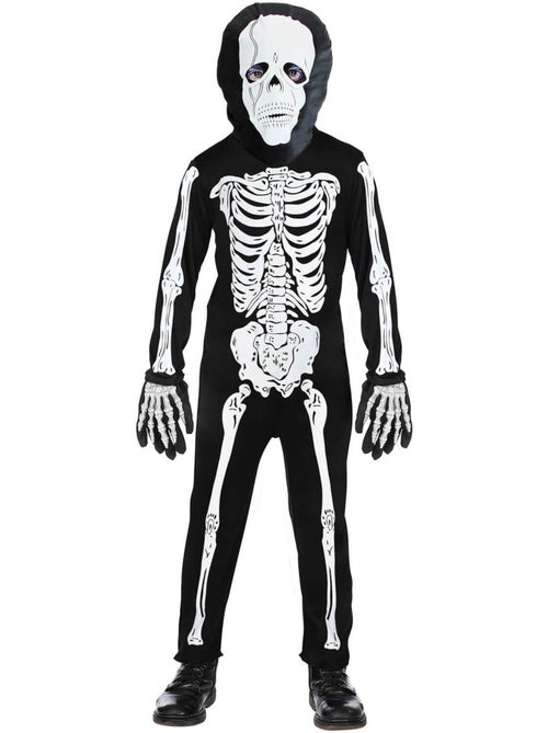 Costume da scheletro con maschera - Kiabi