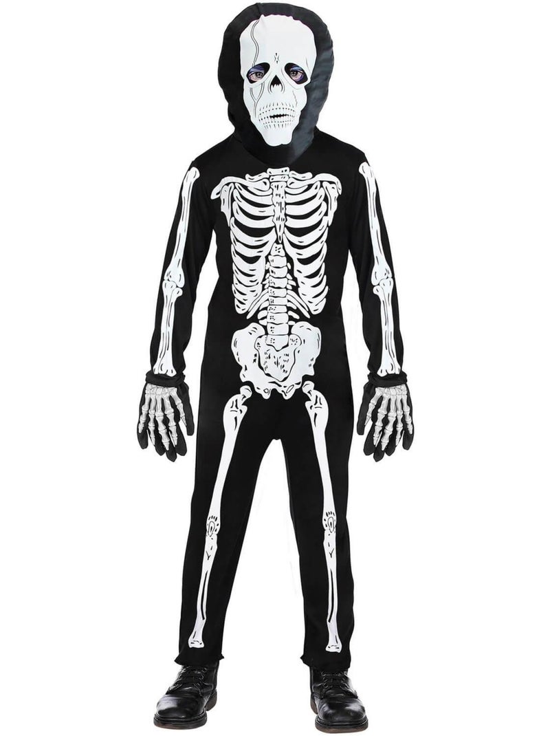 Costume da scheletro con maschera N/D - Kiabi
