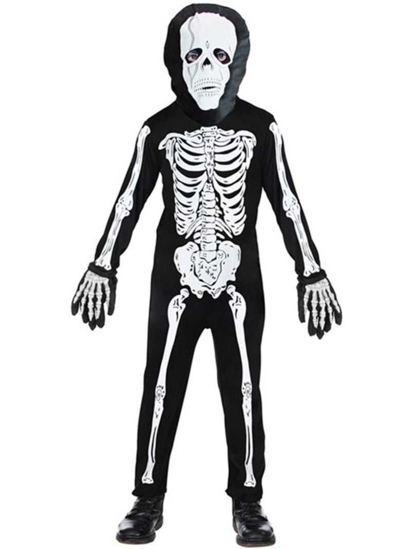 Costume da scheletro con maschera N/D - Kiabi