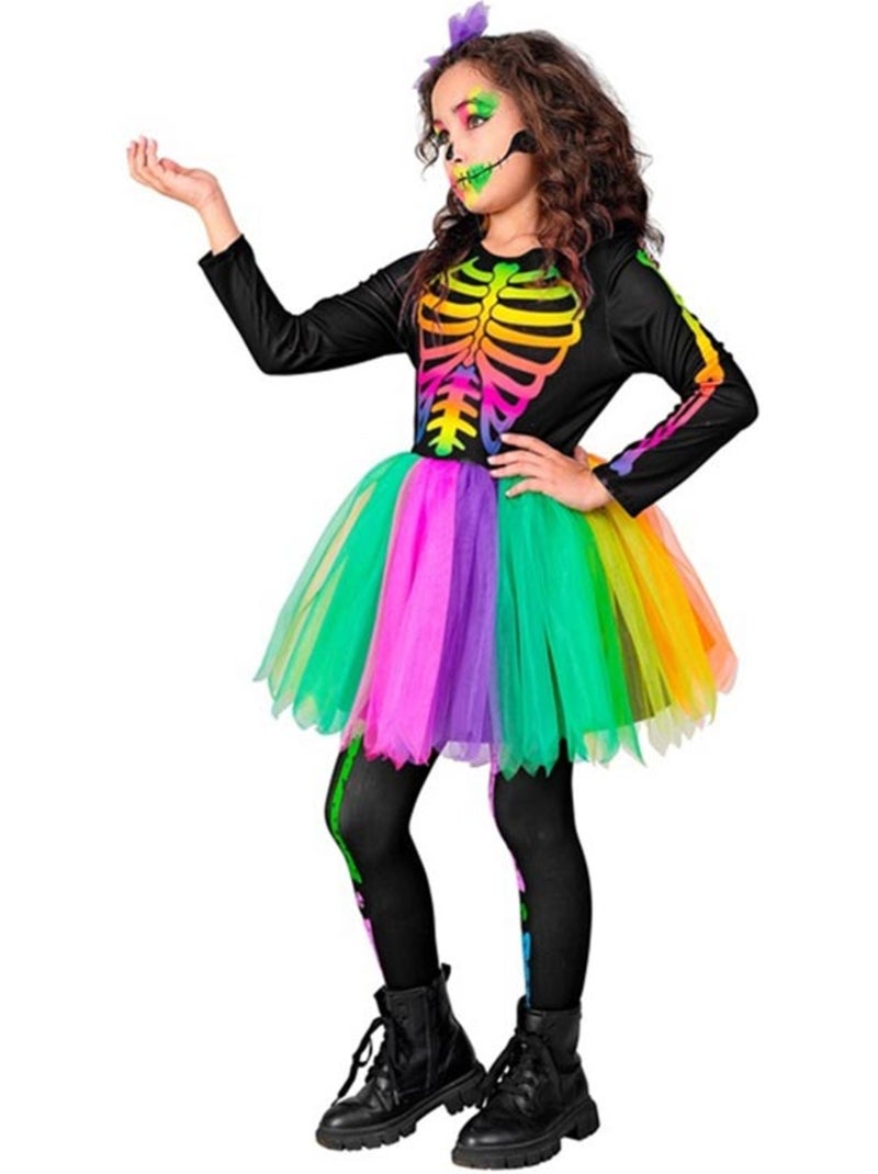 Costume da scheletro con tutù Multicolore - Kiabi
