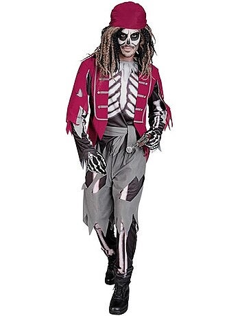 Costume da scheletro da mozzo pirata
