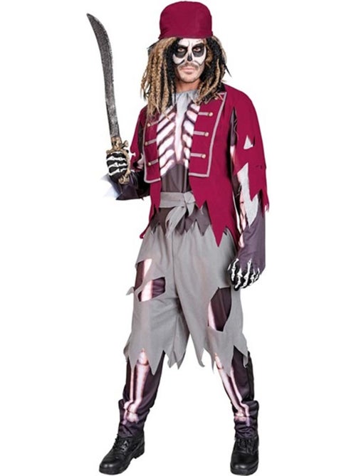 Costume da scheletro da mozzo pirata - Kiabi