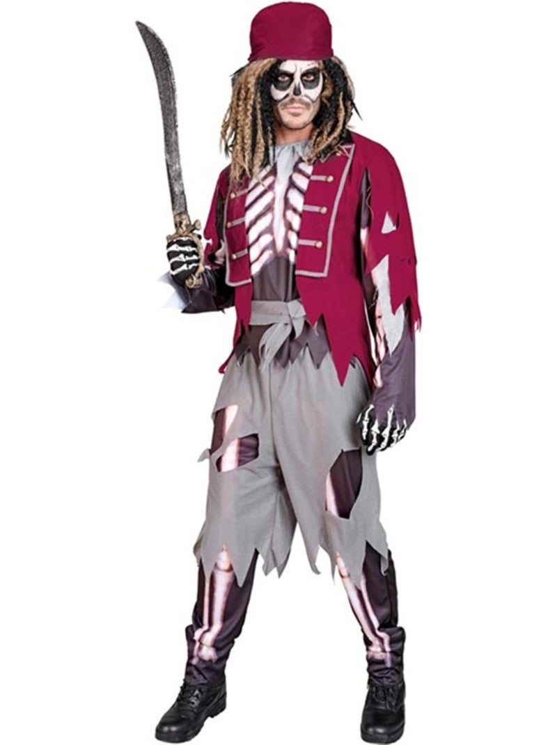 Costume da scheletro da mozzo pirata Multicolore - Kiabi