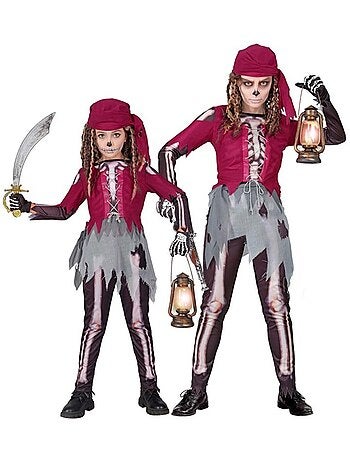 Costume da scheletro da mozzo pirata