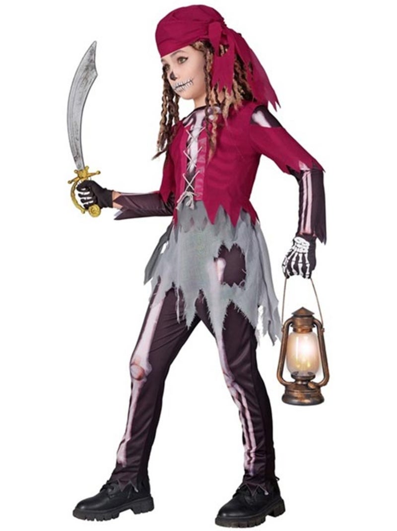 Costume da scheletro da mozzo pirata Multicolore - Kiabi