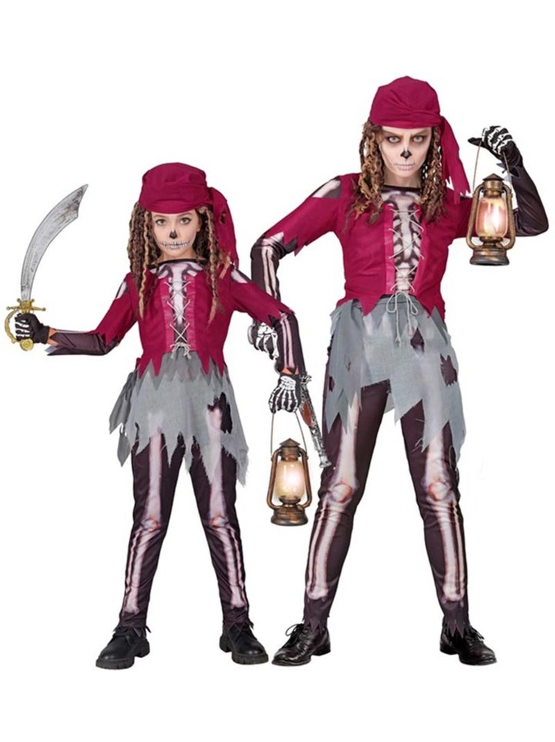 Costume da scheletro da mozzo pirata Multicolore - Kiabi