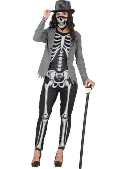 Costume da scheletro elegante da donna - Kiabi
