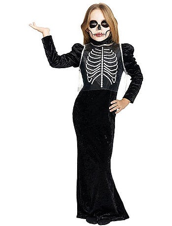 Costume da scheletro glamour