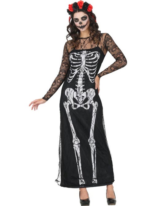 Costume da scheletro gotico da donna - Kiabi