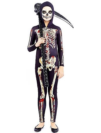 Costume da scheletro insanguinato