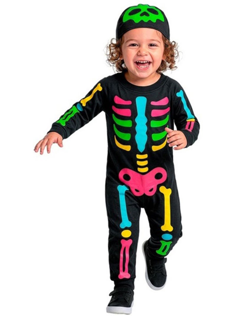 Costume da scheletro neon per bebè Multicolore - Kiabi