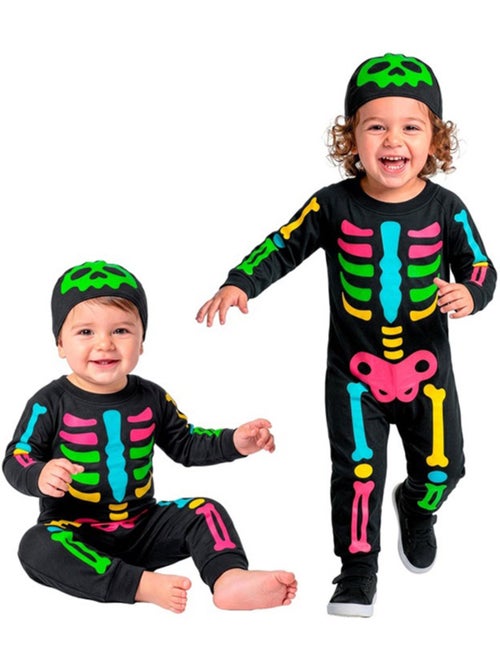 Costume da scheletro neon per bebè - Kiabi