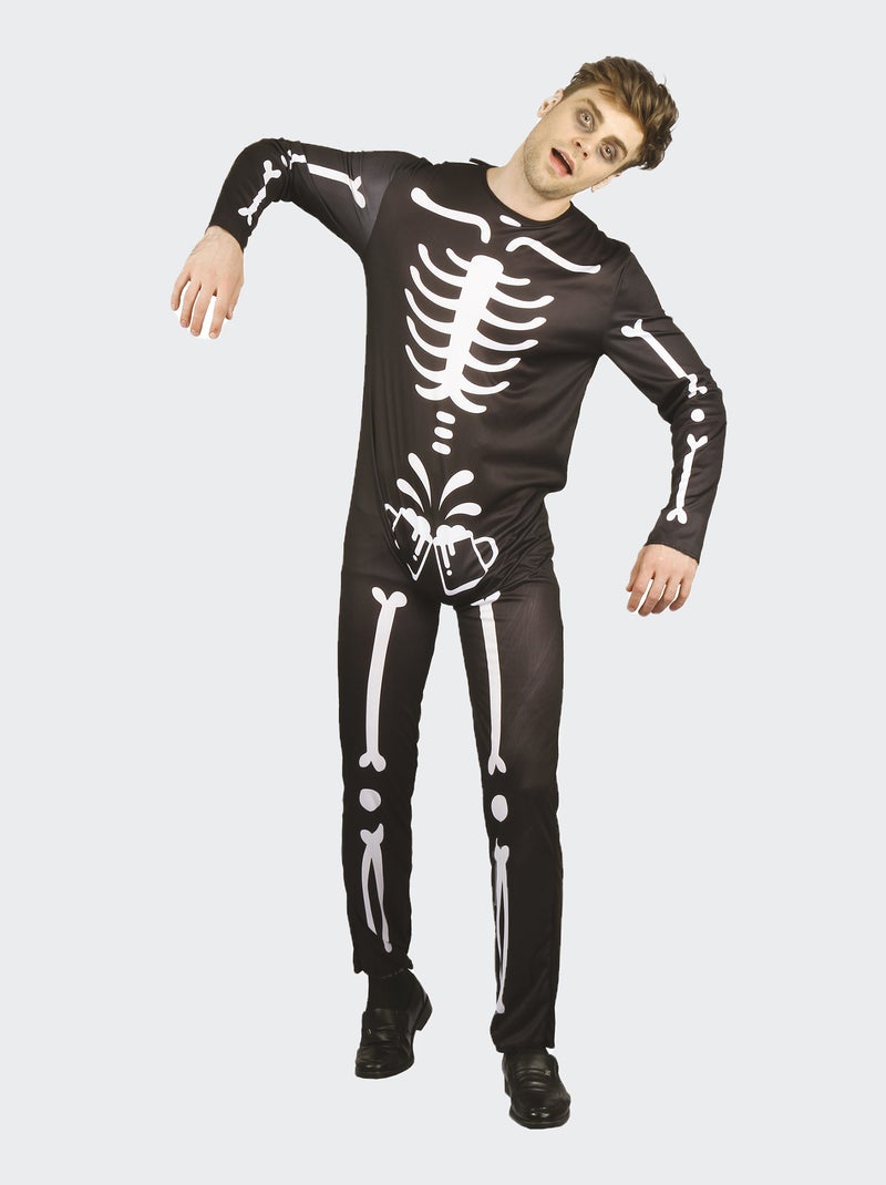 Costume da scheletro NERO - Kiabi