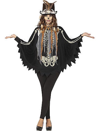 Costume da scheletro o poncho