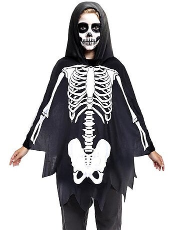 Costume da scheletro o poncho