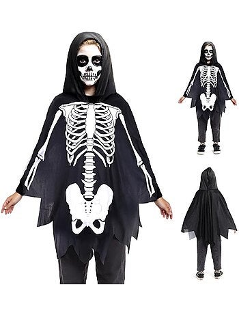 Costume da scheletro o poncho