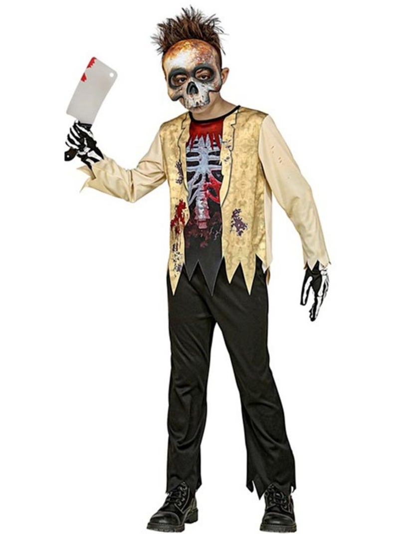 Costume da scheletro tossico con maschera Multicolore - Kiabi
